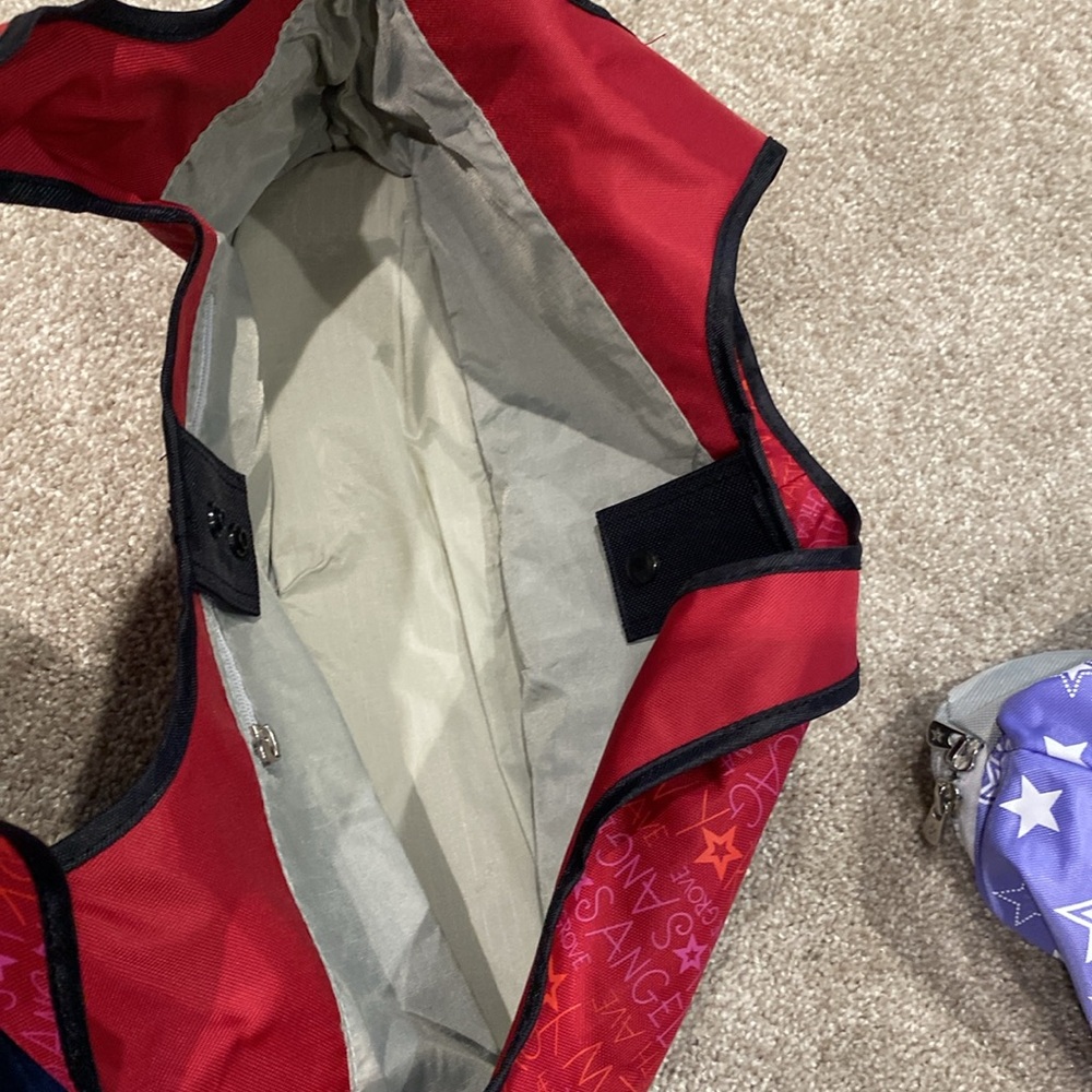 American Girl Doll Authentic‎ Tote Bag Bundle Purple and Red - Picture 4 of 4